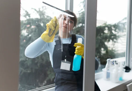 Nettoyage de vitres intérieures et extérieures à Genêts